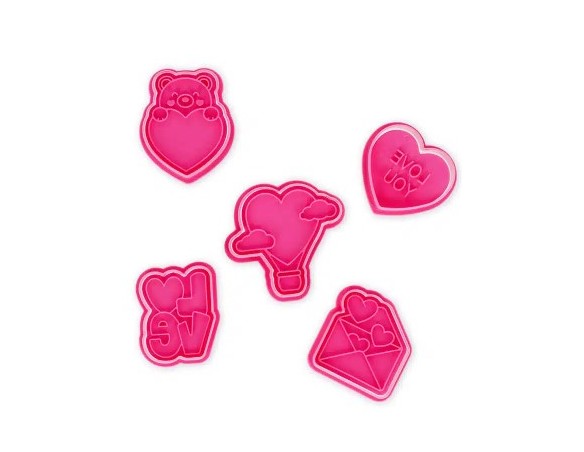 Legami - Set di 5 Formine per Biscotti - Cookie Time! san valentino