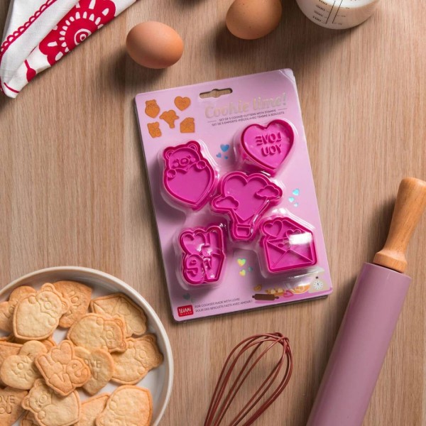 Legami - Set di 5 Formine per Biscotti - Cookie...