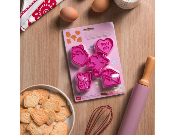 Legami - Set di 5 Formine per Biscotti - Cookie Time! san valentino