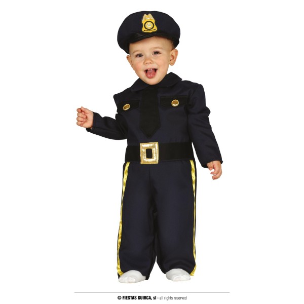 Costume da Neonato Baby Polizia poliziotto