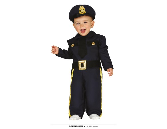 Costume da Neonato Baby Polizia poliziotto