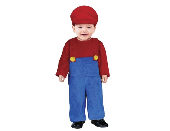 Super mario | COSTUME VESTITO SUPER MARIO MACCHINISTA TRENO BABY