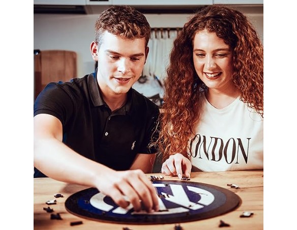 Inter Logo, Puzzle in Legno Unisex, Multicolore, S, 150 PZ inter