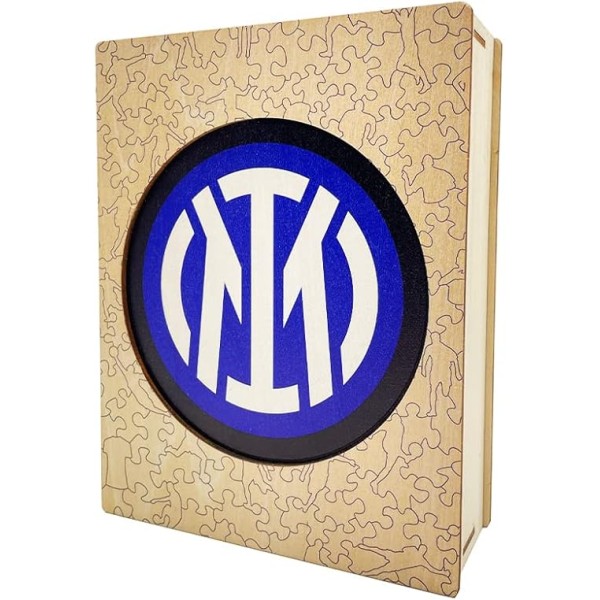 Inter Logo, Puzzle in Legno Unisex,...