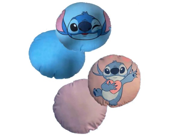 Lilo e stitch | Cuscino Sagomato Stitch Assortito celeste o rosa 38cm
