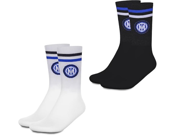 Inter | Coppia calzini sport spugna OFFICIAL INTER 088279 35-38 / 39-42 / 43-46