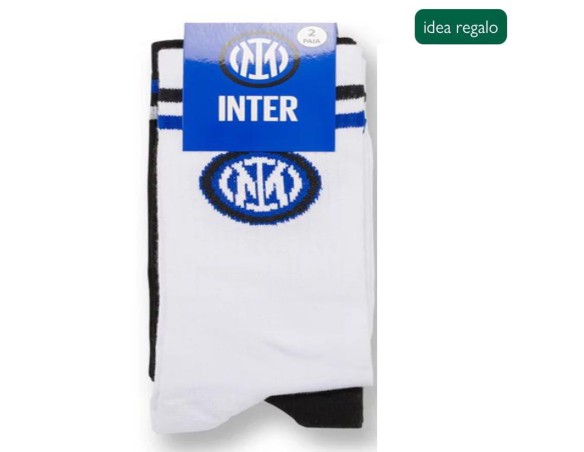 Inter | Coppia calzini sport spugna OFFICIAL INTER 088279 35-38 / 39-42 / 43-46
