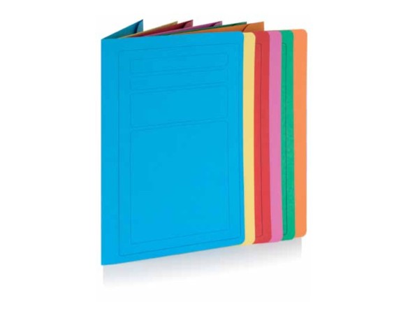 COPERT.MANILLA 3L CON STAMPA -COLOR- AZZURRO -25pz 200GR 0205514/AZ