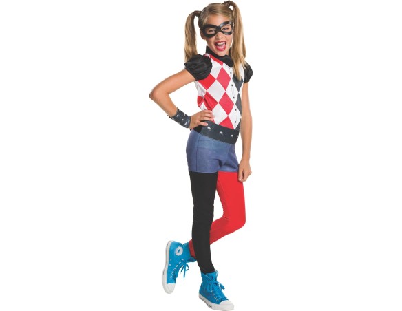 Carnevale Halloween | COSTUME VESTITO CARNEVALE BAMBINA HARLEY QUINN TAGLIA 5-7 O 8-10