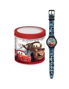 Cars - Orologio da polso in box latta analogico cars