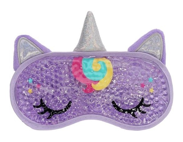 Legami - Chill Out, Maschera Gel per Occhi, 19,5x11 (H MAX) cm, in PVC e Poliestere, Tema Unicorno Maschera Riutilizzabile, Ela