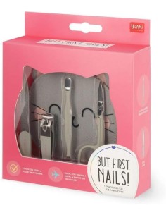 Legami - Kit Manicure Kitty gatto - But First, Nails!,...