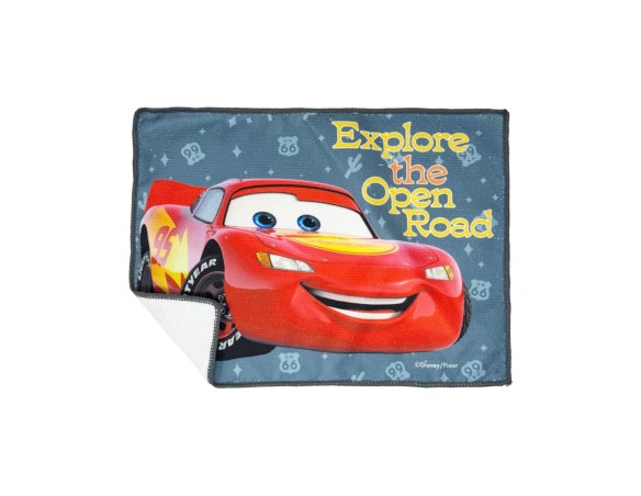 Disney Cars - Tovaglietta in tessuto per bambini, Ripiegabile, per la Scuola o il tempo libero, 40x30h Centimetri Cars