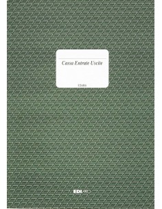 EDIPRO - E2686 - Registro cassa entrate/uscite 96 pagine...