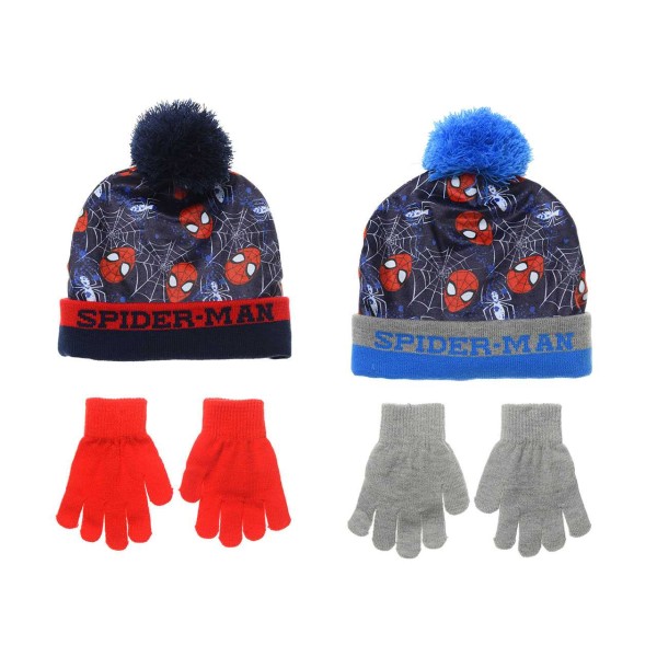 Spiderman cappello pon pon +guanti spiderman