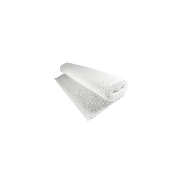 CARTA CRESPA BIANCO BIANCA 180G 0,5X2,5M RIGIDA