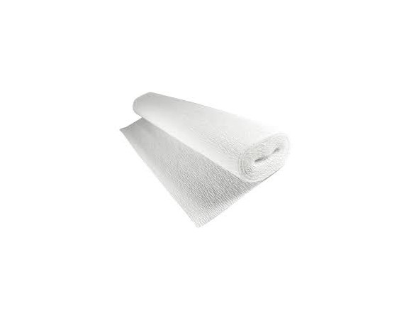 CARTA CRESPA BIANCO BIANCA 180G 0,5X2,5M RIGIDA