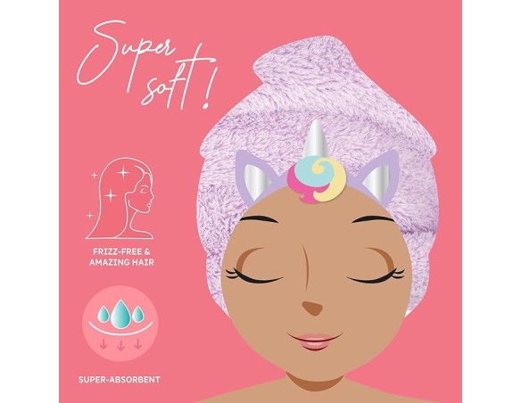 Legami - Turbante per Capelli Love My Hair, Asciugatura Rapida, in Microfibra, Super Assorbente, Morbido, Anti-Crespo, Asciugam
