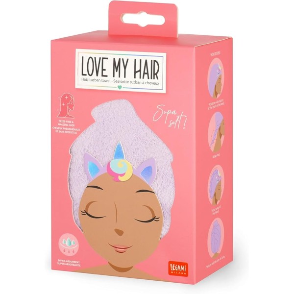 Legami - Turbante per Capelli Love My Hair,...
