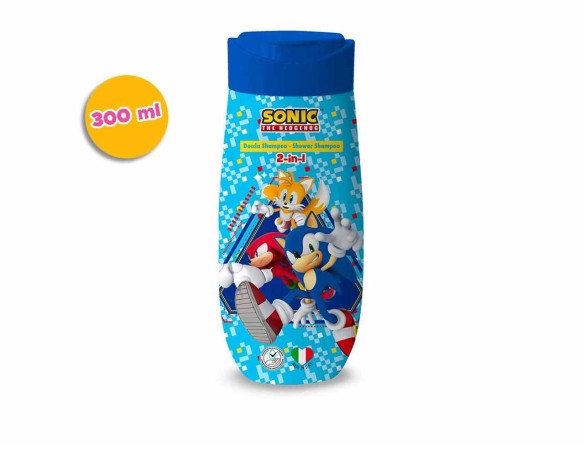 Sonic | Bagnoschiuma SONIC the HEDGEHOG doccia shampoo 2 in 1 - Ml. 300