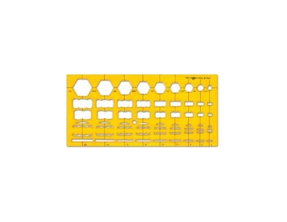 ARDA Maschera in plastica per bulloni 7131 forme