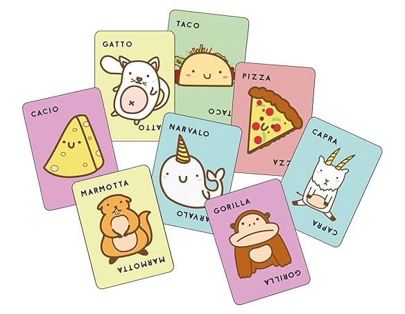 Giochi carte Taco Gatto Capra Cacio Pizza, GHE141, 6-99 anni