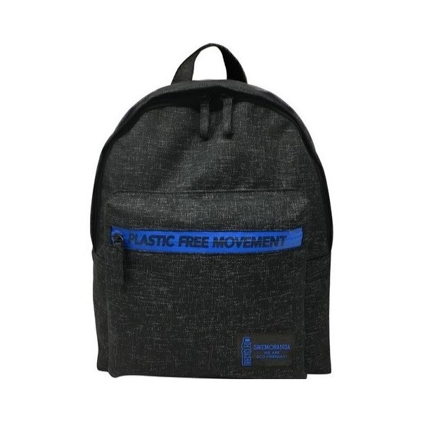 ZAINO MED SEA NERO ZIP BLU SMEMORANDA...