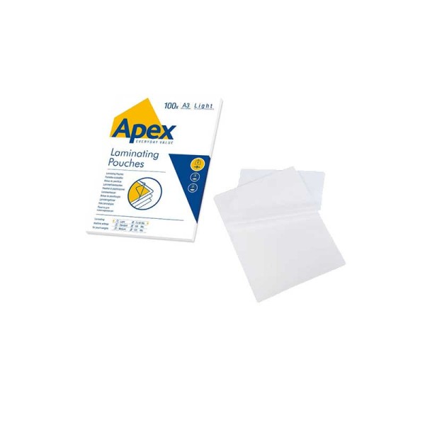 CONFEZIONE 100 POUCHES PER PLASTIFICARE A3...