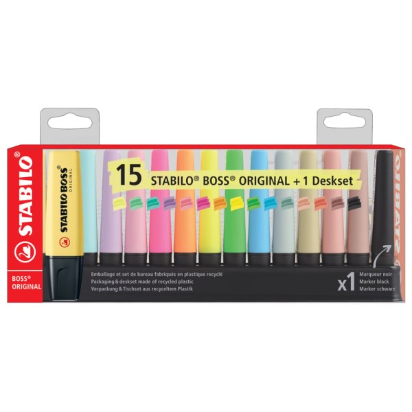 BASE EVIDENZIATORE BOSS ORIGINAL + BOSS PASTEL...