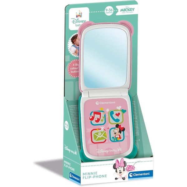 Clementoni Disney Baby - Minnie Flip Phone,...