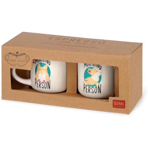 Legami - Espresso For Two, 2 Tazzine da Caffè...
