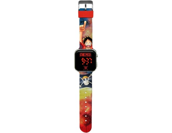 One Piece | Orologio da polso digitale Led per bambini, Funzione data One Piece