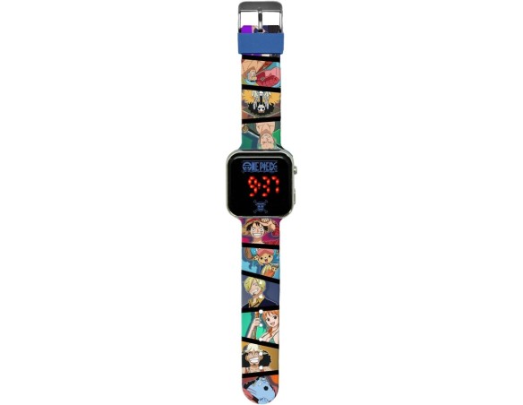 One Piece | Orologio da polso digitale Led per bambini, Funzione data One Piece