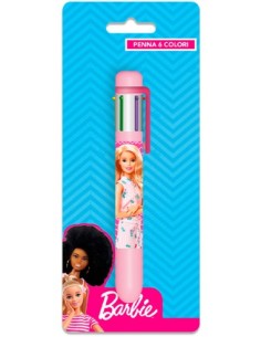 Barbie | Penna con 6 colori Barbie