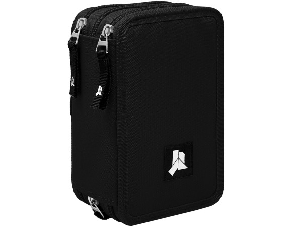 Julian Ross Nero - Astuccio triplo riempito 45 pezzi, con Colla Stick e Pastelli Mina+ 3,8mm