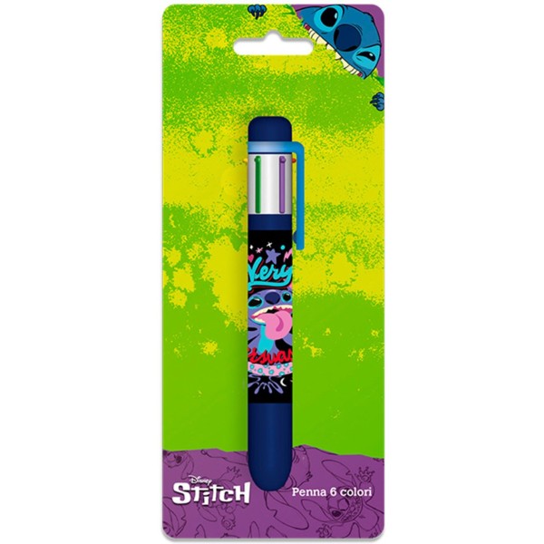 Lilo e stitch | Penna con 6 colori Stitch...