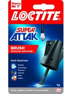 Loctite Super Attak Brush, Colla Liquida Trasparente con...