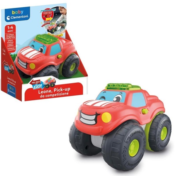 Clementoni Baby Leone Pick-up, Macchinina...