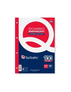 RICAMBI RINFORZATI 4mm A4 Top Quality 100 g