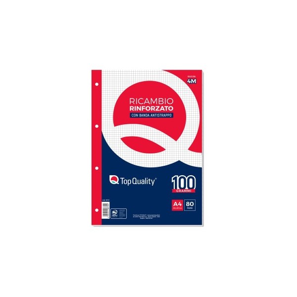 RICAMBI RINFORZATI 4mm A4 Top Quality 100 g