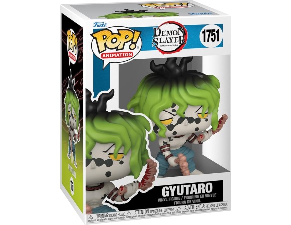 Funko Pop! Animation: DS - Gyutaro - Demon Slayer - Figura in Vinile da Collezione - Idea Regalo - Merchandising Ufficiale - Gi