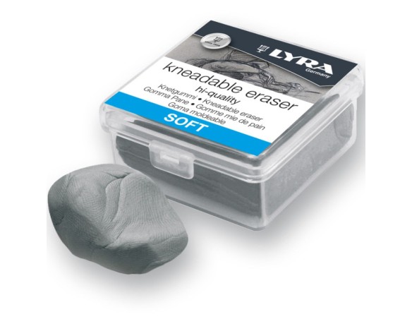GOMMA PANE GRIGIA SOFT IN ASTUCCIO DI PLASTICA LYRA FILA