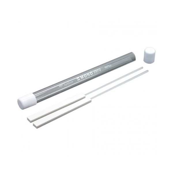 GOMMA RICAMBIO PUNTA RETTANGOLARE SET 2 PZ. TOMBOW