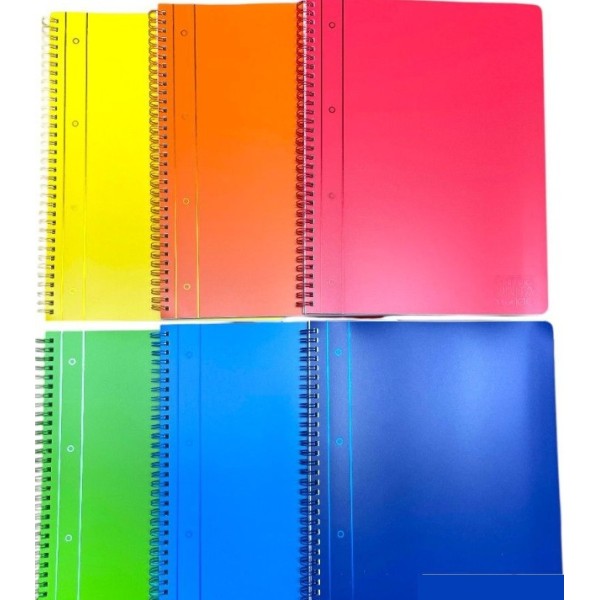 Maxi Quaderno A4 con spirale in ppl con banda...