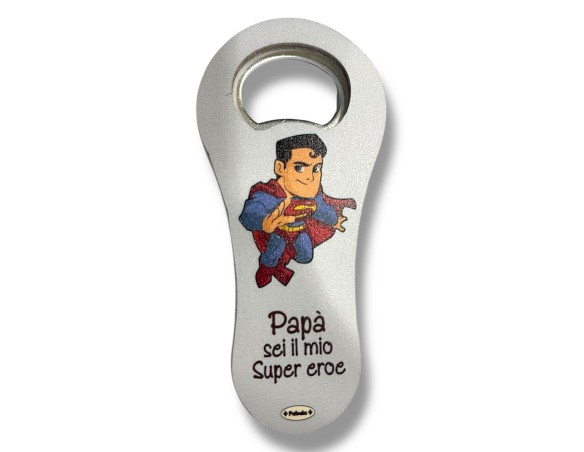 Apribottiglia classico con magnete 10x5 circa ( ideale per festa del papà )