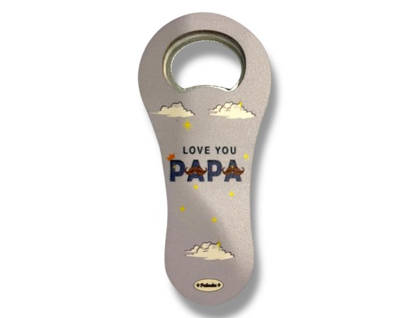 Apribottiglia classico con magnete 10x5 circa ( ideale per festa del papà )