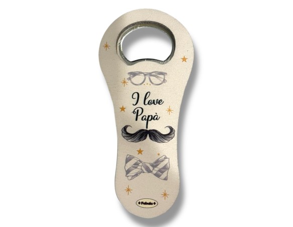 Apribottiglia classico con magnete 10x5 circa ( ideale per festa del papà )