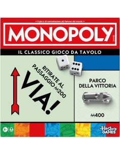 Monopoly Monopoli Gioco classico da tavolo con...