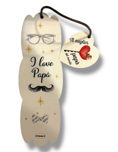 Segnalibro Frase Su Legno Colorato Con Pendaglio -...