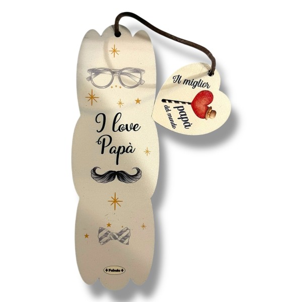 Segnalibro Frase Su Legno Colorato Con...